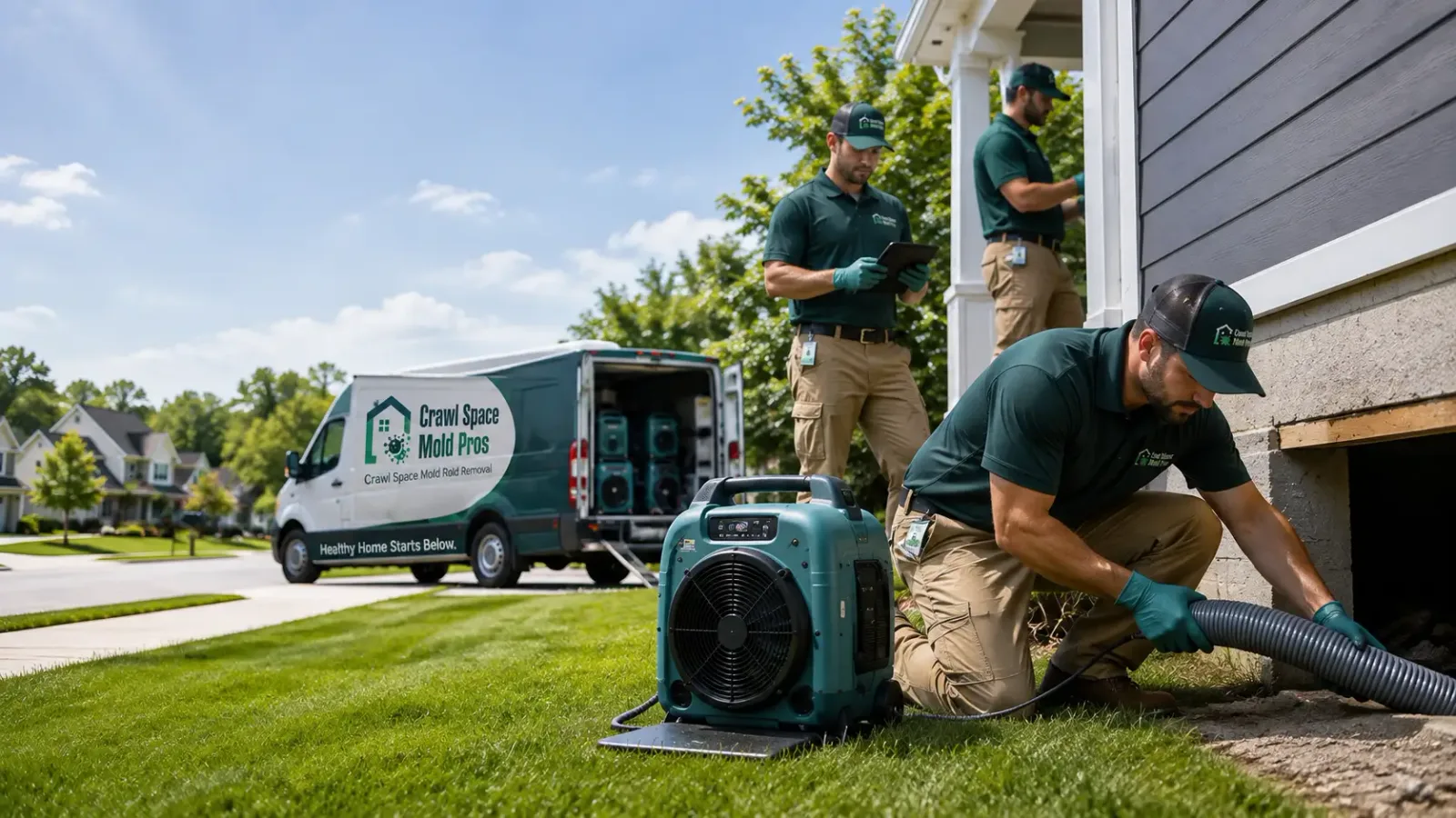 Crawl Space Mold Removal in Cordova, IL